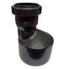 Redi Übergangsrohr Durchmesser 50/100 mm schwarz 09010P8 Redi Übergangsrohr Durchmesser 50/100 mm schwarz 09010P8