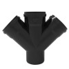 Redi T-Stück 45 Grad A/I Durchmesser 100/40/40 mm schwarz 04150P8 Redi T-Stück 45 Grad A/I Durchmesser 100/40/40 mm schwarz 04150P8