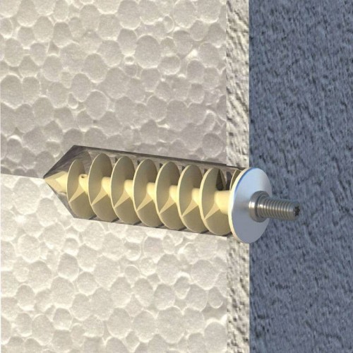 Befestigung für die Installation von Fischer M8 90 mm Stahlrohren 00557777 Befestigung für die Installation von Fischer M8 90 mm Stahlrohren 00557777