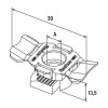 FLS Fischer FSM Clix P 8 Profilmutter aus Stahl 00538647 FLS Fischer FSM Clix P 8 Profilmutter aus Stahl 00538647