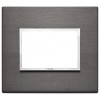Platte Vimar Eikon Evo 3 Module lavagrau 21653.03 Platte Vimar Eikon Evo 3 Module lavagrau 21653.03