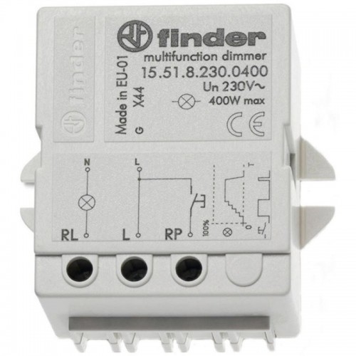 Finder Stromstoßrelais mit Dimmer 230V 15.51.8.230 Finder Stromstoßrelais mit Dimmer 230V 15.51.8.230