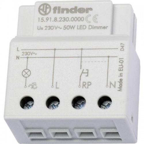 Finder Universal-Dimmer auch LED-Einbau 230V 15.91.8.230 Finder Universal-Dimmer auch LED-Einbau 230V 15.91.8.230