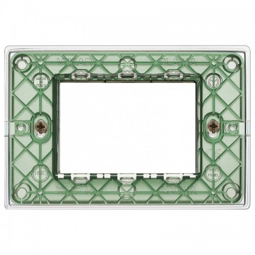 Vimar Plana Abdeckrahmen 3 Module Farbe Reflex Luft 14653.42 Vimar Plana Abdeckrahmen 3 Module Farbe Reflex Luft 14653.42