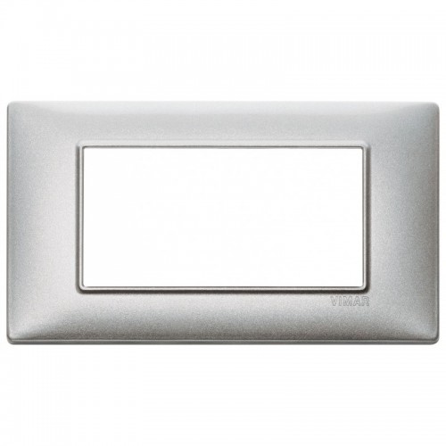 Vimar Plana Abdeckrahmen 7 Module Farbe Metallic Silber 14654.71 Vimar Plana Abdeckrahmen 7 Module Farbe Metallic Silber 14654.71