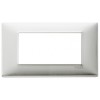 Vimar Plana Abdeckrahmen 4 Module Farbe Aluminium gebürstet 14654.81 Vimar Plana Abdeckrahmen 4 Module Farbe Aluminium gebürstet 14654.81