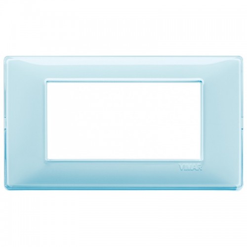 Vimar Plana Abdeckrahmen 4 Module Farbe Reflex Wasser 14654.45 Vimar Plana Abdeckrahmen 4 Module Farbe Reflex Wasser 14654.45