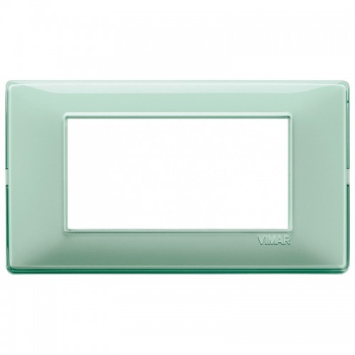 Vimar Plana Abdeckrahmen 4 Module Farbe Minze 14654.44 Vimar Plana Abdeckrahmen 4 Module Farbe Minze 14654.44