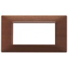 Vimar Plana Abdeckrahmen 4 Module Farbe Makore' 14654.33 Vimar Plana Abdeckrahmen 4 Module Farbe Makore' 14654.33
