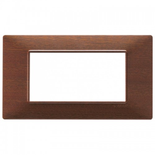 Vimar Plana Abdeckrahmen 4 Module Farbe Makore' 14654.33 Vimar Plana Abdeckrahmen 4 Module Farbe Makore' 14654.33