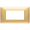 Vimar Plana Abdeckrahmen 4 Module Farbe Mattgold 14654.25 Vimar Plana Abdeckrahmen 4 Module Farbe Mattgold 14654.25