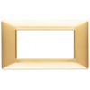 Vimar Plana Abdeckrahmen 4 Module Farbe glänzend Gold 14654.24 Vimar Plana Abdeckrahmen 4 Module Farbe glänzend Gold 14654.24