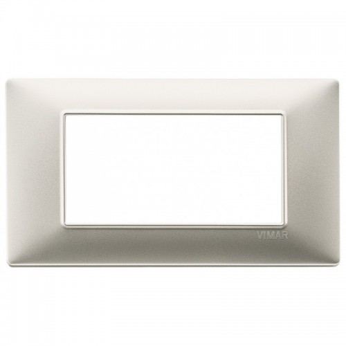 Vimar Plana Abdeckrahmen 4 Module Farbe Mattnickel 14654.21 Vimar Plana Abdeckrahmen 4 Module Farbe Mattnickel 14654.21