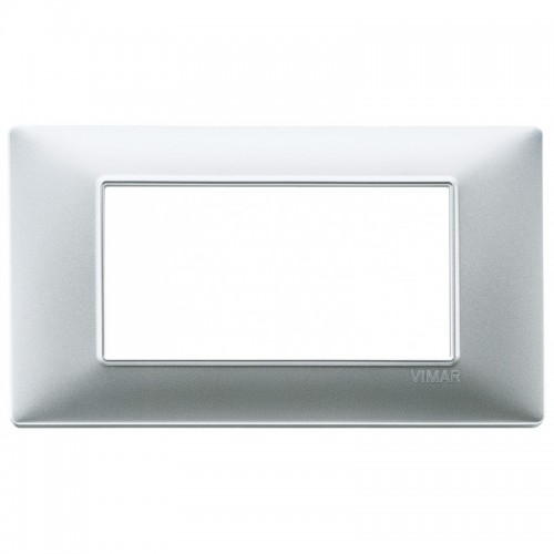 Vimar Plana Abdeckrahmen 4 Module Farbe Mattsilber 14654.20 Vimar Plana Abdeckrahmen 4 Module Farbe Mattsilber 14654.20