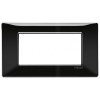 Vimar Plana Platte 4 Module Farbe schwarz 14654.05 Vimar Plana Platte 4 Module Farbe schwarz 14654.05