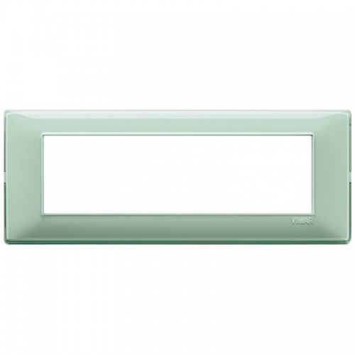 Vimar Plana Abdeckrahmen 7 Module Farbe Reflex Minze 14657.44 Vimar Plana Abdeckrahmen 7 Module Farbe Reflex Minze 14657.44