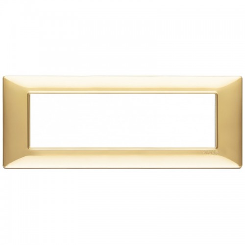 Vimar Plana Abdeckrahmen 7 Module Farbe Gold 14657.24 Vimar Plana Abdeckrahmen 7 Module Farbe Gold 14657.24