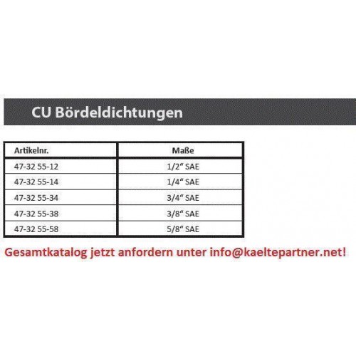 Danfoss CU-Dichtring 011L4017 Kupferdichtring für Lötadapter 3/8"/10mm Danfoss CU-Dichtring 011L4017 Kupferdichtring für Lötadapter 3/8"/10mm