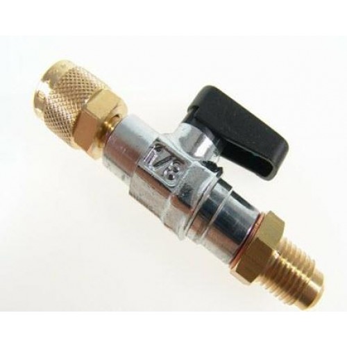 Handabsperrventil 1/4"SAE-B gerade, Refco 4493525 Handabsperrventil 1/4"SAE-B gerade, Refco 4493525