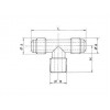 T-Stück 3/8"SAE x 3/8"NPT WIGAM T1-6C T-Stück 3/8"SAE x 3/8"NPT WIGAM T1-6C