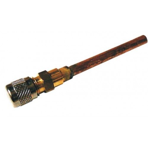 Serviceventil Schrader mit Rohr 6 mm x 100 mm Serviceventil Schrader mit Rohr 6 mm x 100 mm