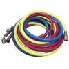 Kältemittel Füllschlauch Satz 3 x 1,2 m (rot, blau, gelb) 1/4" SAE, R134a Kältemittel Füllschlauch Satz 3 x 1,2 m (rot, blau, gelb) 1/4" SAE, R134a