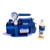 Einstufige Vakuumpumpe 51 l/min, V-I120SV, mit Magnetventil und Vakuummeter Einstufige Vakuumpumpe 51 l/min, V-I120SV, mit Magnetventil und Vakuummeter