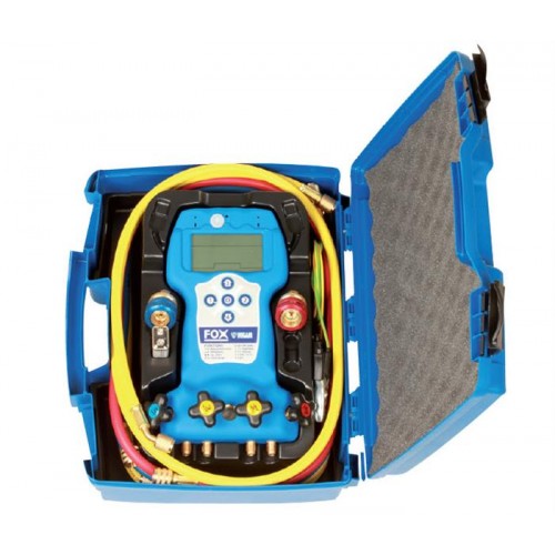 Digitale 4-Wege Monteurhilfe im Plastikkoffer mit 2 Sonden TK109, 2 flexible Schläuche WSS/4-4/60, 2 flexible Schläuche WSA/4-6/60 und 2 Kuppler WIGAM FOX-500 Digitale 4-Wege Monteurhilfe im Plastikkoffer mit 2 Sonden TK109, 2 flexible Schläuche WSS/4-4/60, 2 flexible Schläuche WSA/4-6/60 und 2 Kuppler WIGAM FOX-500