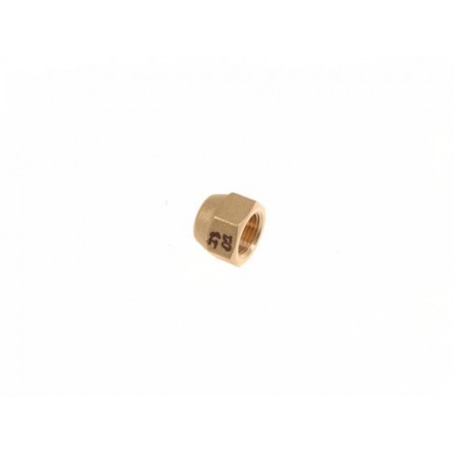 Bördelmutter / Überwurfmutter Gewinde 3/8" Lochgröße 6.35 mm (1/4") für Kältemittelleitung Bördelmutter / Überwurfmutter Gewinde 3/8" Lochgröße 6.35 mm (1/4") für Kältemittelleitung