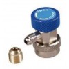 Schnellkupplung BP blau Niederdruck R134a, 1/4"x3/8" SAE WIGAM W-AV134/B4/6 Schnellkupplung BP blau Niederdruck R134a, 1/4"x3/8" SAE WIGAM W-AV134/B4/6