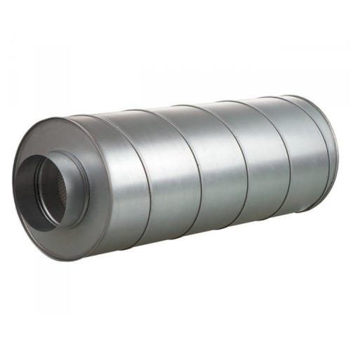 Schalldämpfer SR 200/600, verzinktes Stahlblech, Stutzenmaße 200 mm, Lüftungsrohr-Durchmesser 200 mm, Länge 600 mm Schalldämpfer SR 200/600, verzinktes Stahlblech, Stutzenmaße 200 mm, Lüftungsrohr-Durchmesser 200 mm, Länge 600 mm