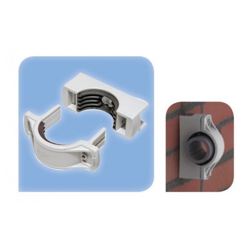 Rohrschelle Kunststoff/Gummi 1.1/2", NRW 1.1/2"- direkte Befestigung Rohrschelle Kunststoff/Gummi 1.1/2", NRW 1.1/2"- direkte Befestigung
