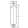 Sammler De.Na, 24x145 1, Anschluss 10 mm Sammler De.Na, 24x145 1, Anschluss 10 mm
