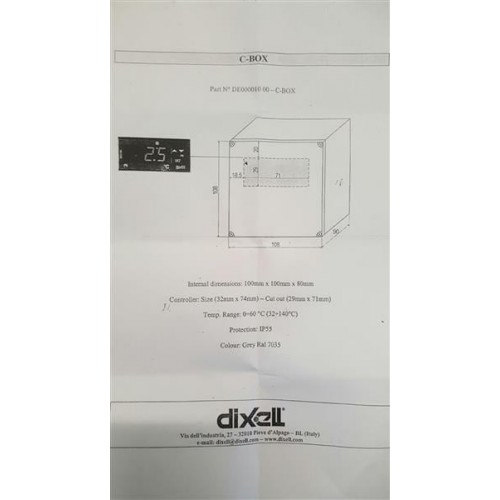 Plastikkasten C-BOX, für Wandmontage, Ausschnitt 29x71 mm Plastikkasten C-BOX, für Wandmontage, Ausschnitt 29x71 mm
