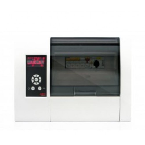 Schaltkasten AKO 15653 PLUS-3F, 10-16 A, 400V/50Hz für dreiphasige Verflüssigungssätze und Verdampfer Schaltkasten AKO 15653 PLUS-3F, 10-16 A, 400V/50Hz für dreiphasige Verflüssigungssätze und Verdampfer