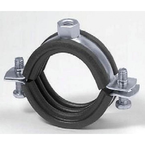 Rohrschelle zweischraubig ohne Schallschutz M8, 25-30 mm - 3/4" Rohrschelle zweischraubig ohne Schallschutz M8, 25-30 mm - 3/4"