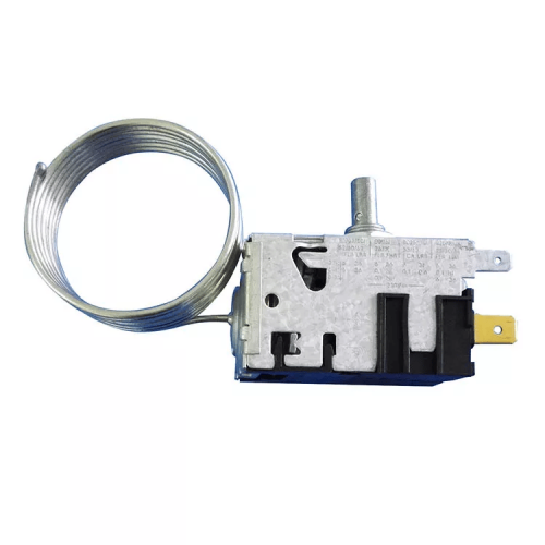 THERMOSTAT DANFOSS 077B6321, 3C, Kapillarrohr 1500mm, wärme +5/-10 kälte -30/+5°C, 250V 6A - halbmondförmige Achse 6x4,6 mm THERMOSTAT DANFOSS 077B6321, 3C, Kapillarrohr 1500mm, wärme +5/-10 kälte -30/+5°C, 250V 6A - halbmondförmige Achse 6x4,6 mm