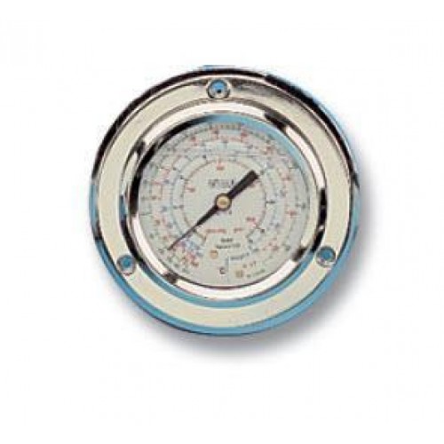 Hochdruck Manometer Ø60, Ölfüllung, Klasse 1.6, Anschluß auf der Rückseite, Flanschbefestigung und Edelstahl-Gehäuse WIGAM ML60/38C4FA/A8 Hochdruck Manometer Ø60, Ölfüllung, Klasse 1.6, Anschluß auf der Rückseite, Flanschbefestigung und Edelstahl-Gehäuse WIGAM ML60/38C4FA/A8