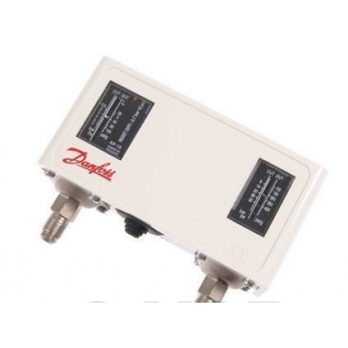 Doppel-Druckschalter Danfoss ND + HD, KP17WB, automatischer Reset, Anschluss 1/4" SAE Doppel-Druckschalter Danfoss ND + HD, KP17WB, automatischer Reset, Anschluss 1/4" SAE