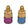 Serviceadapter Schnellkupplung für A/C, 1/4" x 16mm 180° Serviceadapter Schnellkupplung für A/C, 1/4" x 16mm 180°