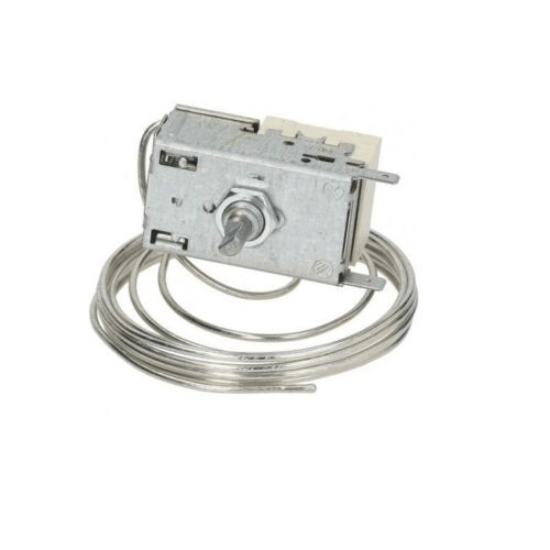 THERMOSTAT RANCO K55-L5080, 2 Kontakte 6A 250V Kapillarrohr 1600 mm kalt -3°C, warm +10°C halbmondförmige Achse ø 6x4,6 mm THERMOSTAT RANCO K55-L5080, 2 Kontakte 6A 250V Kapillarrohr 1600 mm kalt -3°C, warm +10°C halbmondförmige Achse ø 6x4,6 mm