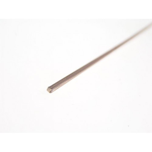 Silberlot (Silfos 2) - blank L-AG 2CuP, 2 x 2 mm, quadratisch, L = 500 mm Silberlot (Silfos 2) - blank L-AG 2CuP, 2 x 2 mm, quadratisch, L = 500 mm