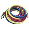 Kältemittel Füllschlauch Satz 3 x 1,8 m (rot, blau, gelb) 1/4" SAE, R134a Kältemittel Füllschlauch Satz 3 x 1,8 m (rot, blau, gelb) 1/4" SAE, R134a
