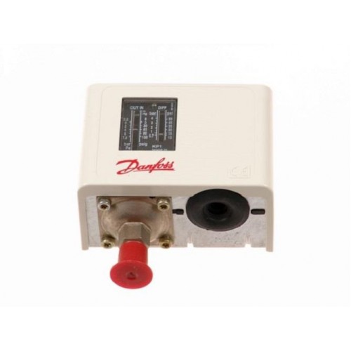 Druckschalter Danfoss Niederdruck, KP1, man. Reset, Eingang 1/4"SAE Druckschalter Danfoss Niederdruck, KP1, man. Reset, Eingang 1/4"SAE