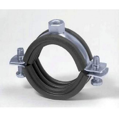 Rohrschelle zweischraubig ohne Schallschutz M8, 20-23 mm - 1/2" Rohrschelle zweischraubig ohne Schallschutz M8, 20-23 mm - 1/2"