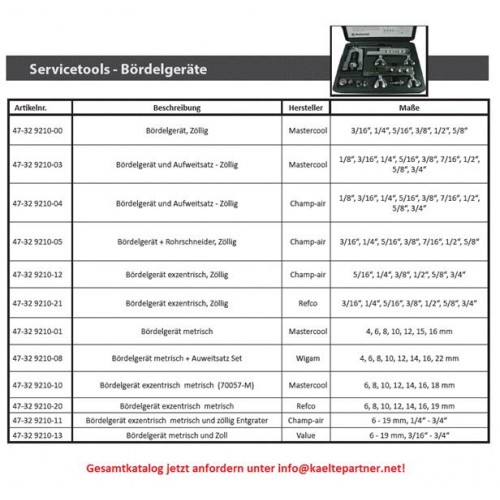 Bördelgerät 3/16"1/4"3/8"1/2"5/8"3/4" exzentrisch ohne Koffer Bördelgerät 3/16"1/4"3/8"1/2"5/8"3/4" exzentrisch ohne Koffer