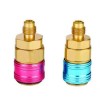 Serviceadapter Schnellkupplung Niederdruck+Hochdruck) für A/C, 1/4" x 13mm, 1/4" x 16mm, 180° Serviceadapter Schnellkupplung Niederdruck+Hochdruck) für A/C, 1/4" x 13mm, 1/4" x 16mm, 180°