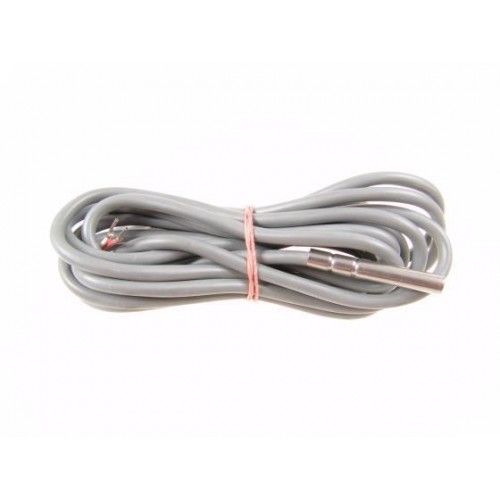 Temperaturfühler PTC Eliwell, l = 2 m, Silikon, Edelstahlabdeckung 6x40 mm Temperaturfühler PTC Eliwell, l = 2 m, Silikon, Edelstahlabdeckung 6x40 mm