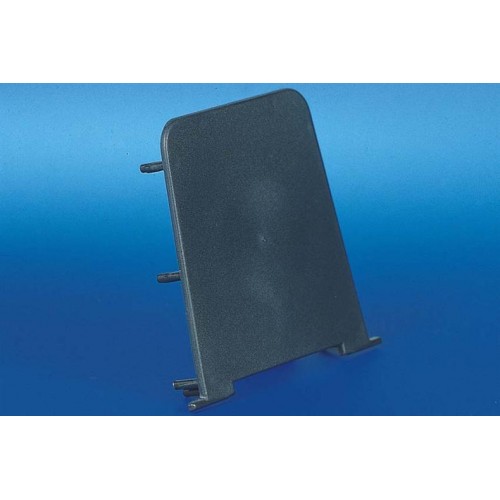 Endkappe Montageprofil - PVC - schwarz 4 Stk. Endkappe Montageprofil - PVC - schwarz 4 Stk.