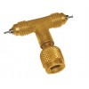 T- Stück 1/4"FL-M x 1/4"FL-M x 1/4"FL-F für Digitale Monteurhilfen und Vakuummeter 45-98061 T- Stück 1/4"FL-M x 1/4"FL-M x 1/4"FL-F für Digitale Monteurhilfen und Vakuummeter 45-98061
